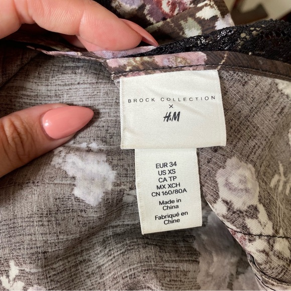 NWT Brock Collection x H&M Floral Lace Dress - Picture 7 of 10